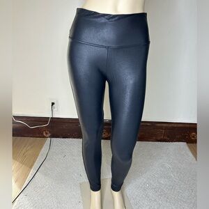 Black Faux Leather Leggings